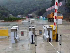 浙江高速某隧道擺閘聯(lián)動(dòng)中距離現(xiàn)場(chǎng)案例